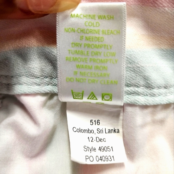 Lilly Pulitzer Women's Colorful Striped Pants Skinny Dnim5 Pockets, sz 2 - Picture 13 of 15